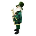 thumbnail image 4 of Kurt S. Adler 18" Kringle Klaus Irish Santa with Staff Figure, 4 of 6