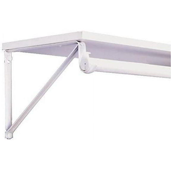 John Sterling RP-0045-WT Shelf And Rod Closet Bracket, White by John Sterling