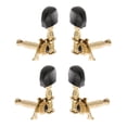 thumbnail image 2 of TISHITA Pack/4pcs Metal Ukulele Machine Heads Hawaiian Guitar Tuning Pegs 2L2R, 2 of 8
