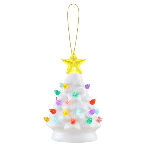 Arbre nostalgique Mr. Christmas de 5 po, blanc