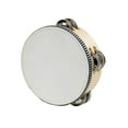 thumbnail image 3 of Tambourines,Wooden Tambourines Adults Drum Bell Double Rows,Hand Held Drum Bell Birch Metal Percussion,Percussion Musical Instrument Tambourine for Kids,Handheld Tambourine 6inch Wood, 3 of 8
