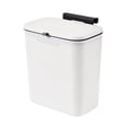 thumbnail image 1 of Contenedor de abono de cocina, bote de basura para cocina, bote de basura de cocina con tapa, colgante, bote de basura montado en la pared, para armario, baño,, 1 of 5