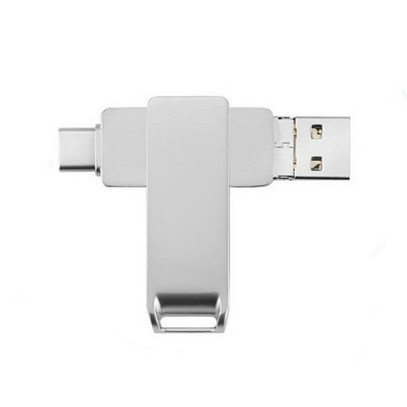 128GB USB C Thumb Drive for Phone, External Photo Storage Memory Stick High-Speed Backup 128GB, Dual USB3.0 to USB C Flash Drive for Mac pro, Samsung Galaxy, iPad Pro, PC