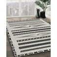 thumbnail image 2 of Ahgly Company Indoor Rectangle Patterned Gray Novelty Area Rugs, 6' x 9', 2 of 6