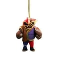 thumbnail image 2 of Dsscvnef Rugby Player Keychain Sports Souvenir 2D Acrylic Statue Wrist Style Collectible Fan Unique Design, 2 of 6