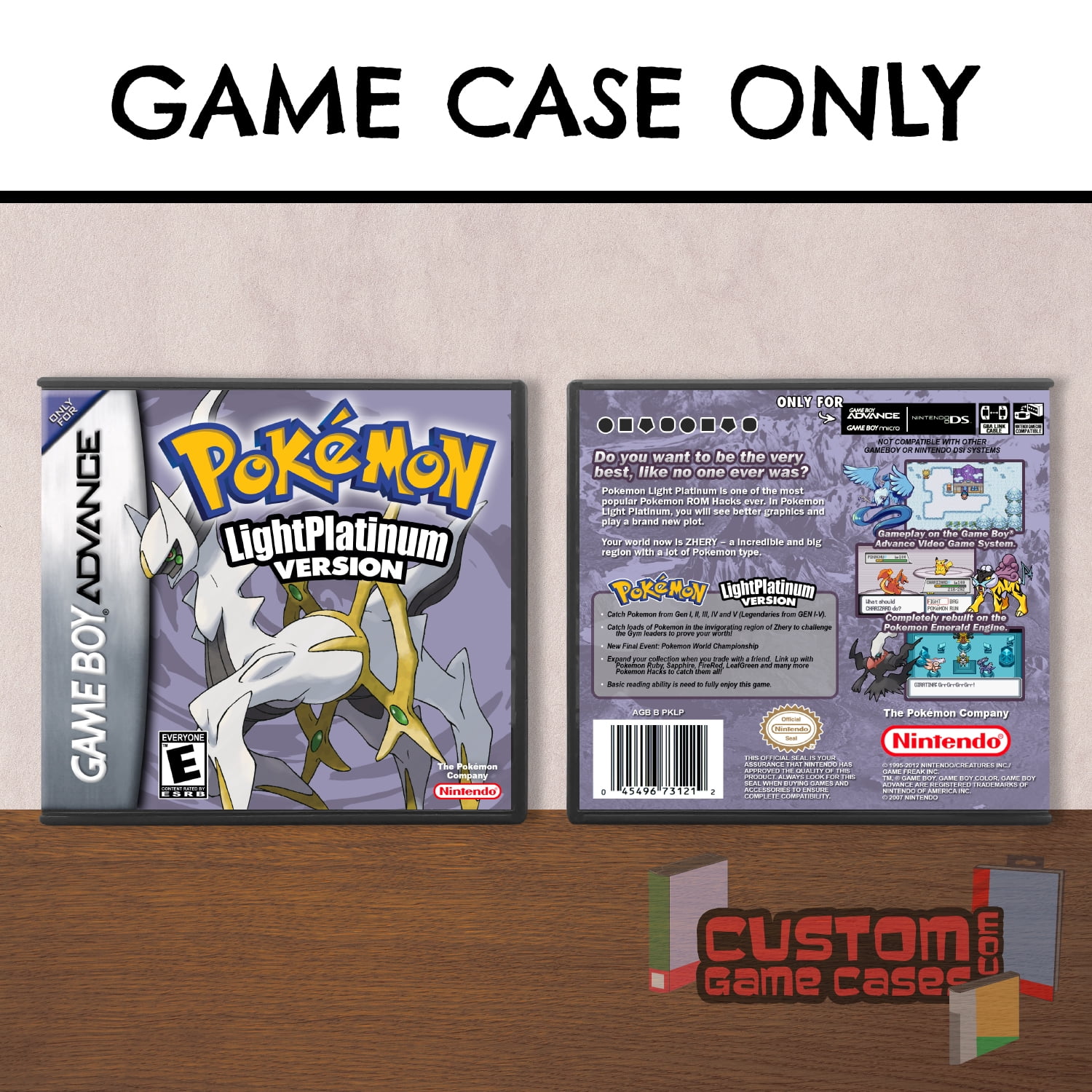 Pokemon™ Light Platinum | (GBA) Boy - Game Case Only - No Game - Walmart.com