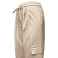 thumbnail image 6 of Ndbuld Women Cargo Pants Ladies Trendy and Casual Multi Pocket Loose Wide Leg Work Pants Long Pants XL,Khaki, 6 of 7