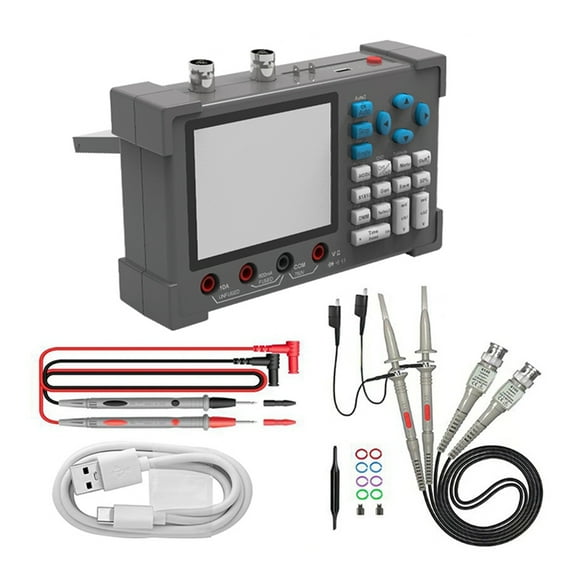 TOP! 3in1 Multi-Function Digital Oscilloscope Dual Channel 250MSa/S Sampling Rate 3.2inch IPS Display