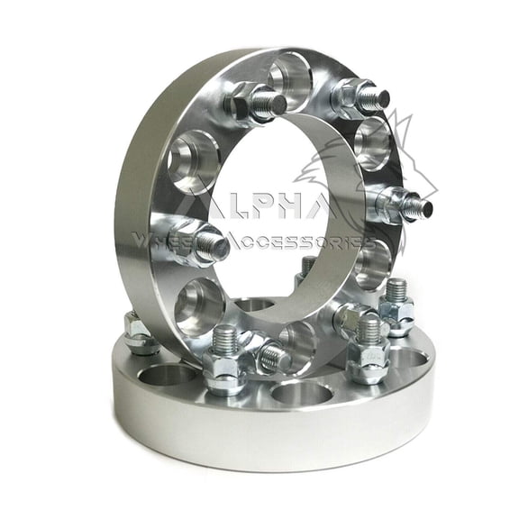 2Pc 6x5.5 Wheel Spacers 6x139.7 Fits Toyota Tacoma 4Runner FJ Cruiser 1" Thick