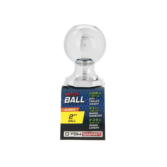 Class II - 2" Hitch Ball x 3/4" Shank Diameter x 2 3/8" Shank Length 3500 lb