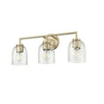 thumbnail image 5 of Millennium Lighting  Catania 3 Light Vanity Fixture 3 Light - Modern Gold, 5 of 5