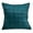 Blue, variant on Parkland Collection Gorty Aqua Solid Quilted Throw Pillow