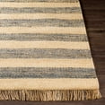 thumbnail image 2 of Hauteloom Stapleford Jute Living Room, Bedroom Area Rug - Traditional, Transitional - Navy, Cream, Tan - 8' x 10', 2 of 10