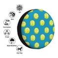 thumbnail image 4 of Yiaed Ball Tennis Print Tire Wheel Cover, Waterproof Spare Tire Cover Fit for Jeep, Truck,Trailer, RV, SUV, Camper and Most Vehicle-15 inch, 4 of 6