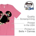 thumbnail image 5 of Mickey Flower Shirt, Mickey Floral Shirt Wreath T-Shirt Adult Women Ladies Boho Character Shirt (Dark Pink, Large), 5 of 6