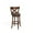 Brown, variant on Sophia & William 30" Swivel Bar Stools, Set of 2 with Cross Back Durable Wood Frame Padded Counter Stools for Kitchen Island,Brown