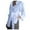 Light Blue, variant on CAIXIA Women's Summer Casual Blouse Comfortable Loose Fit Tie Waist Pure Color Tunic Shirt for Spring Season Spring Tops For Women,Black