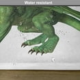 thumbnail image 6 of Ambesonne Animal Place Mats Set of 4, Ugly Standing Dragon, Standard Size, White Green, 6 of 6