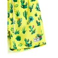 Cactus Pattern Allover Print Men's Loose Beach Shorts Activewear