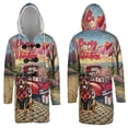 thumbnail image 3 of Be My Valentine's Rottweiler Truck Full of Love Flower Balloon All Over Print 3D Hooded Duffle Toggle Coat Rottie Dog Lover Gifts Idea - 02029, 3 of 6
