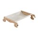 thumbnail image 1 of Hamaca para gatos, percha para ventana, estante para gatos, cama para gatos, estructura estable, marco de madera para ahorrar espacio para alféizar de patrón de nubes Yinane Percha para ventana de gato, 1 of 8