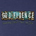 thumbnail image 6 of Wild Bobby Godfidence- Knowing I Can't But He Can Blue and Brown Cheetah Print Inspirational/Christian Men Premium Tri Blend Tee, Vintage Navy, X-Large, 6 of 6