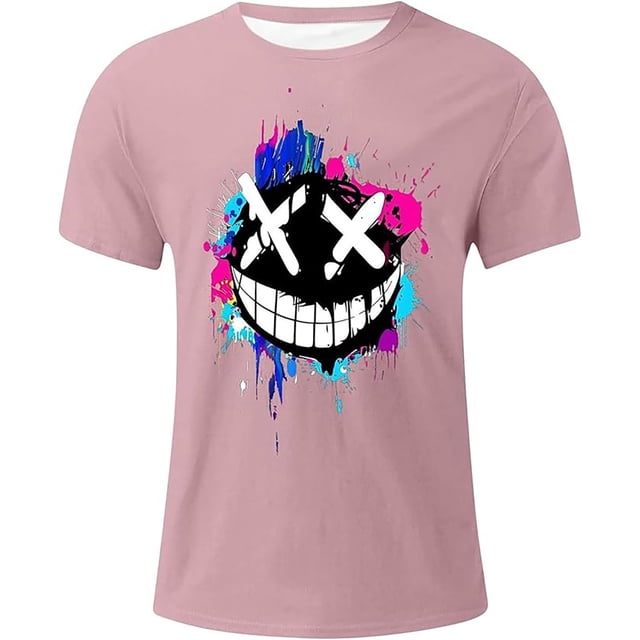 Playeras Deportivas Para Hombre, Camiseta De Manga Corta Con Cuello Redondo Y Estampado Gráfico Para Niñas Y Niños, Camiseta Informal De Verano