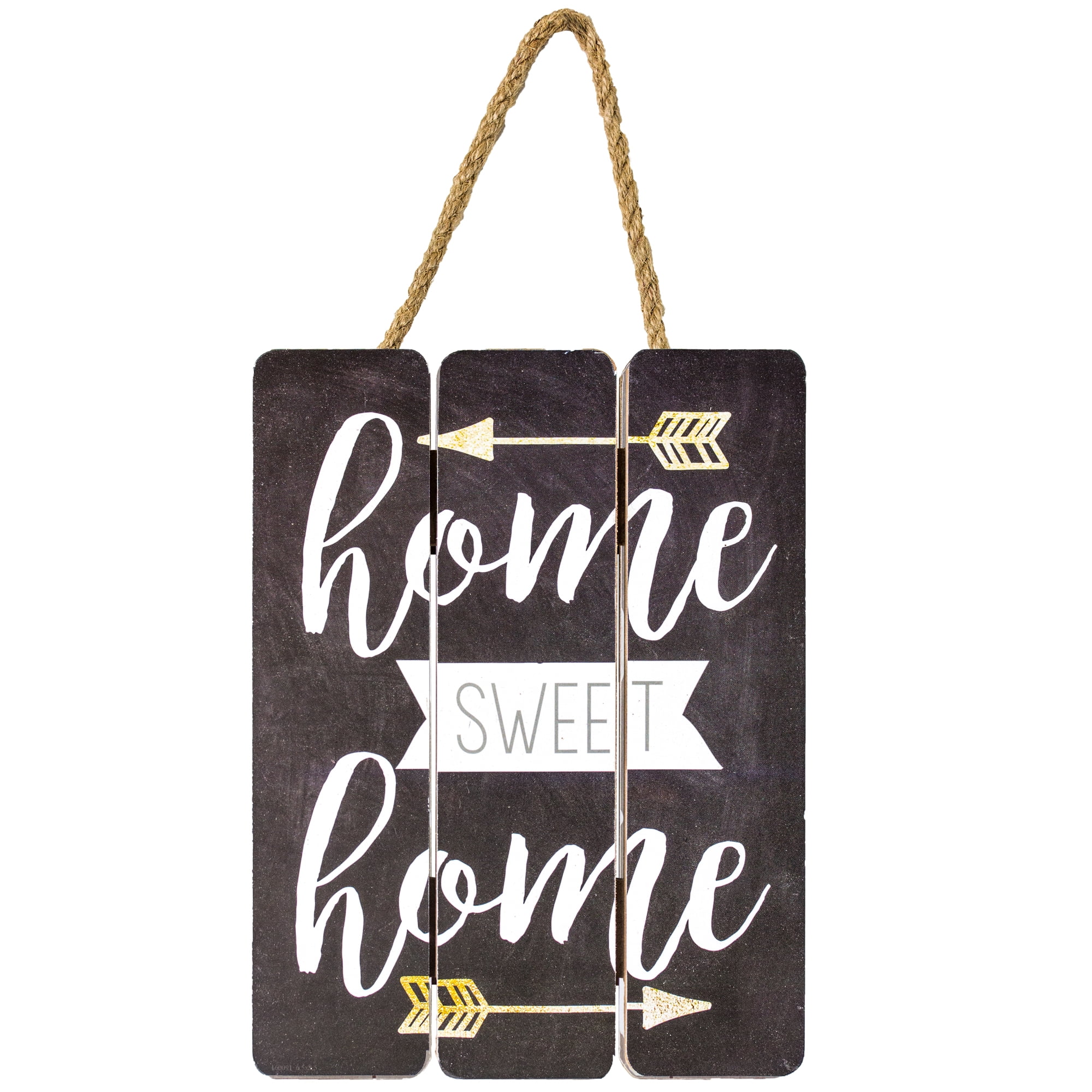 Crystal Art Home Sweet Home Hanging Rustic Wood Wall Art Decor