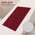 thumbnail image 4 of SHIQI-Kitchen Rugs and Mats Sets,2 Pieces Super Absorbent Polypropylene Non-Slip Rug,Soft Comfort Floor Mat,Machine Washable for Kitchen,Hallway,Office,Sink,Laundry(20" x 31.5"+20" x 48",Red), 4 of 4