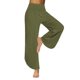 thumbnail image 2 of Pantalones de yoga para mujer, pantalones casuales anchos de cintura media para mujer, pantalones de pierna ancha de cintura media para mujer, diseñados para precisión, 2 of 6