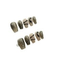 thumbnail image 6 of press-on nails Manicure pure handmade wear short ladder wrapped with small snake nail piece advanced customization, 6 of 9