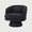 Black-Pillow&Pocket, variant on CRERIYO 360° Swivel Accent Chair Set of 1, Cloud Velvet Upholstered Barrel Seat with a Pillow, Round Lounge seating for Living Room, Black