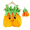 Yellow, variant on 0-18M Boys Girls Watermelon Romper Newborn Summer Sleeveless Soft Persimmon Print With Hat