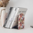 thumbnail image 6 of Lsque Gnomes Books Tea Cups Printed Wood Bookends,Non-Skid Bookend for Shelves,Heavy Duty Support Bookends,Non-Slip Foam Pads for Office, Home, and Library,1 Pair, 6 of 8