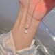 thumbnail image 4 of Collar de gota de agua con circonitas elegantes y suaves de estilo coreano, estilo frío, cadena de clavícula para novias súper hadas simples para mujeres, 4 of 5