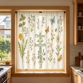 thumbnail image 7 of 2D Printed Kitchen Curtain Valance 1 Pair Short Curtain Panels Fade Resistant Easy Install For Kitchen Bedroom Bathroom Small Window, 7 of 7