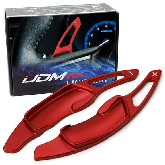 Aluminum Paddle Shifter Extensions For Subaru BRZ Impreza WRX Legacy XV Crosstrek Red Matte Finish