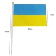 thumbnail image 6 of 10Pcs Ukraine Flags Fade-resistant Small Polyester Vivid Color Ukraine Hand Flags for Party Decoration, 6 of 7