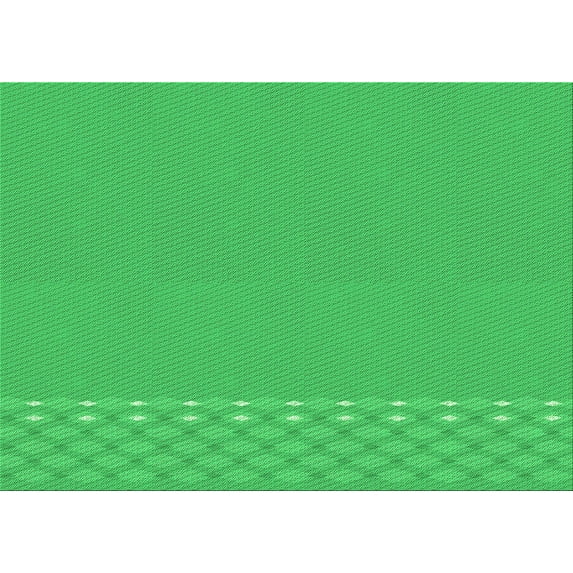 Ahgly Company Indoor Rectangle Patterned Neon Green Area Rugs, 7' x 9'