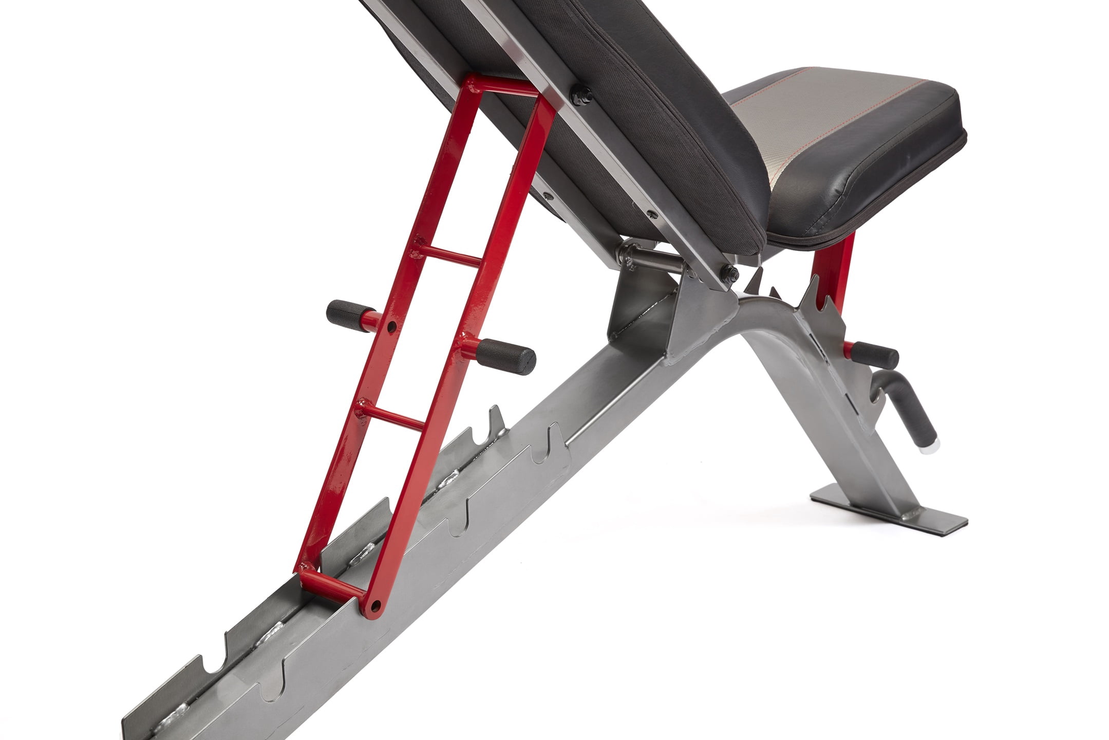 Reebok Utility Weight Bench, 6 adjustable backrest positions 2.5” thick upholstered foam, Non-slip Feet