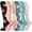 style5, variant on 6 Pairs Compression Socks for Women & Men Circulation-Support Knee High Socks for Running,Travel,L/XL
