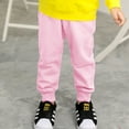 thumbnail image 3 of WIBACKER 2-9T Child Girl Boys' Athletic Sweatpants Kid Cotton Fleece Long Joggers Track Sport Pants, 3 of 6