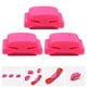 thumbnail image 1 of Houderco 3Ud Clips Para Púas De Guitarra Rosa Adhesivos De Goma Para Organizador Y Soporte Profesional, 1 of 8