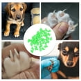 thumbnail image 5 of Unique Bargains 50 Pcs Portable Anti-scratch Pet Nail Caps for Dog Extra Small Green, 5 of 5