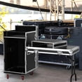 thumbnail image 3 of Pro Audio DJ Road Rack Case with Casters, 16U Grade Rack, 3 of 11