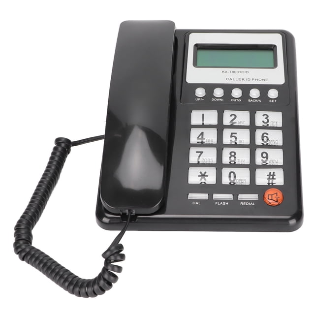 Teléfono de oficina KX-T8001CID Función REDIAL Calculadora de teléfonos fijos para hotel