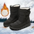 thumbnail image 5 of gakvbuo Snow Boots For Women Mid-Calf Boots 2022 Winter New Cotton Shoes Snow Waterproof High-top Non-slip Women's Boots, 5 of 9