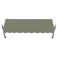 thumbnail image 2 of Awntech 5.38 Ft New Orleans Fixed Awning Canopy with Spear Arms (64.5in x 24in x 16in), Sage, 2 of 2