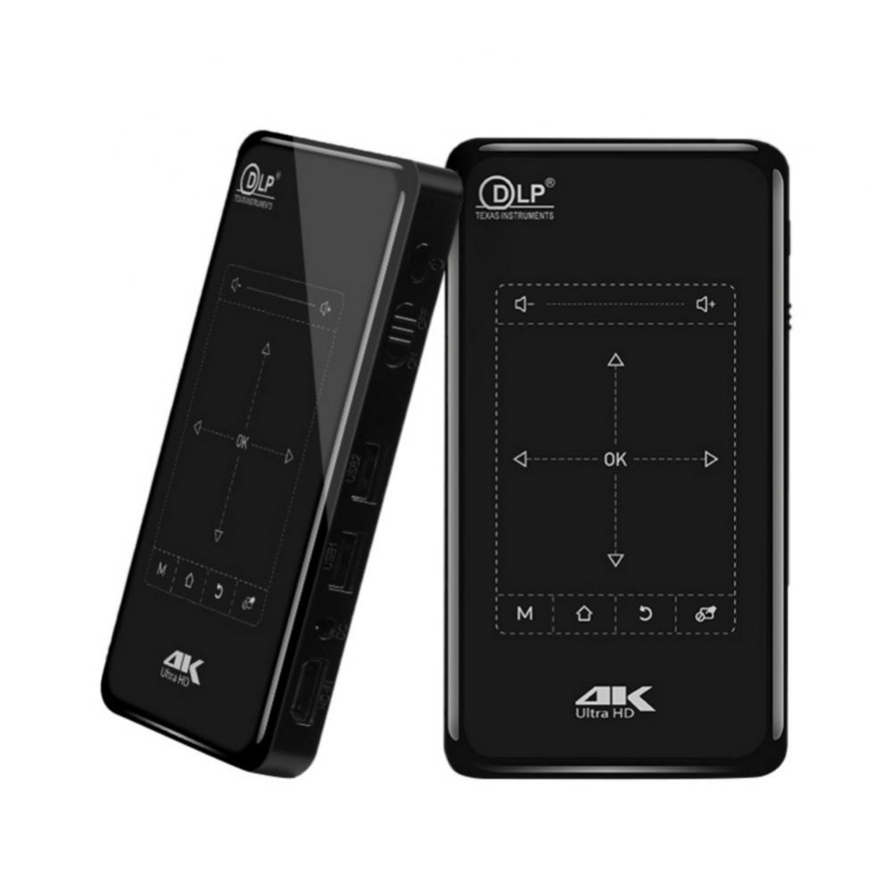 Mini Projector,1080P HD Video DLP Portable Projector,Wireless and Wired