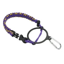 Uxcell Water Bottle Holder, Paracord Handle Strap Carrier Yellow Camo, Purple